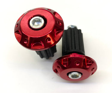 Handlebar End Caps- RED For Pūr-Speed Handlebars | P99-109